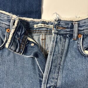Acne Studios High Rise Blue Jeans